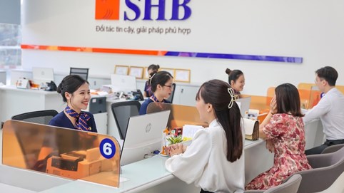 Thực hiện 61% kế hoạch năm, SHB lãi trước thuế 6 tháng hơn 8.900 tỷ đồng, tăng 30%, thuộc nhóm đầu ngành