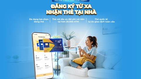PVcomBank triển khai tính năng mở thẻ thanh toán trên PVConnect 