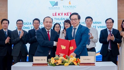Vinmec và Đại học Quốc gia TP.HCM hợp tác chiến lược: Hợp lực phát triển nhân lực y tế chất lượng cao