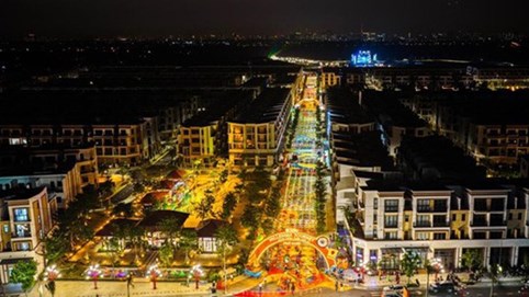 Thành phố Thiên niên kỷ T&T City Millennia bừng sáng trước đại nhạc hội