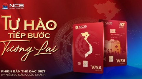 NCB ra mắt thẻ visa Tự Hào mừng kỷ niệm 80 năm Quốc Khánh