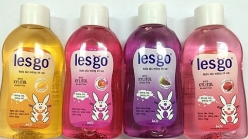 Thu hồi nước súc miệng trẻ em nhập khẩu do có chất bảo quản không được công bố