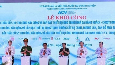 Chính thức khởi công nhà ga sân bay Long Thành và T3 Tân Sơn Nhất