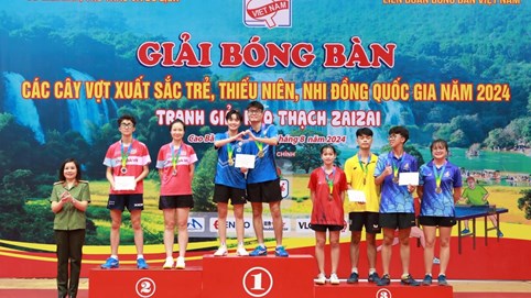 CLB Bóng bàn CAND – T&T giành 14 HCV giải trẻ quốc gia