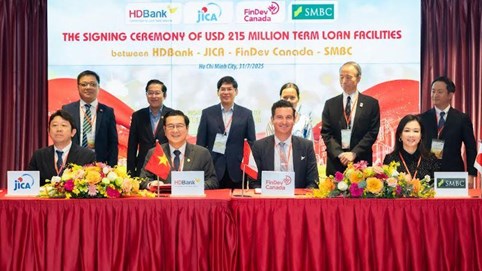 HDBank ký kết khoản vay hợp vốn 215 triệu USD với ba định chế tài chính hàng đầu quốc tế