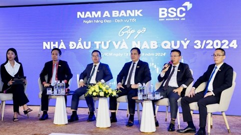 Nam A Bank gặp gỡ trực tuyến nhà đầu tư, sẵn sàng bứt phá trong những tháng cuối năm 2024 