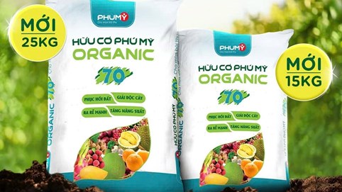 Phú Mỹ tung ra thị trường sản phẩm mới Hữu cơ Phú Mỹ Organic 70