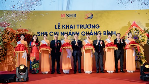 Tăng cường phát triển mạng lưới, SHB khai trương chi nhánh tại Quảng Bình 