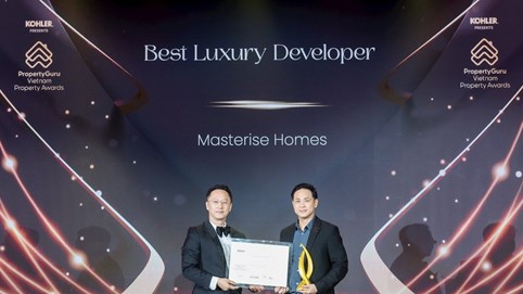 Tiên phong kiến tạo không gian sống hàng hiệu, Masterise Homes xứng danh “Best Luxury Developer” tại PropertyGuru Vietnam Property Awards 2025
