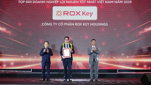 ROX Key được vinh danh trong PROFIT 500 - Dấu ấn của hiệu quả và bền vững