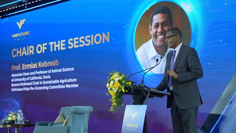 Ermias Kebreab: Giải thưởng VinFuture tạo nên không gian đối thoại mở hiếm thấy
