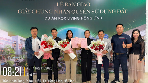 ROX Living Hồng Lĩnh hút nhà đầu tư tìm kiếm dòng tiền bền vững