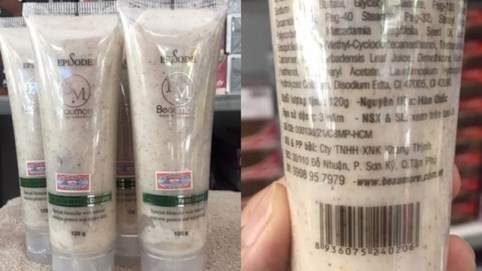 Sản xuất mỹ phẩm khi chưa đủ điều kiện, Công ty TNHH Xuất nhập khẩu Khang Thịnh bị đình chỉ 2 năm