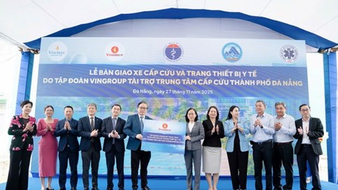 Vingroup hỗ trợ Đà Nẵng nâng cao năng lực cấp cứu hiện đại, gia tăng sức mạnh y tế miền Trung