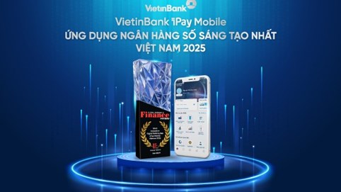 VietinBank iPay Mobile nhận giải thưởng “Ứng dụng Ngân hàng số sáng tạo nhất Việt Nam 2025”