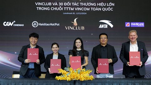 VinClub hợp tác với hơn 30 thương hiệu hàng đầu trong hệ thống TTTM Vincom, mở rộng đặc quyền cho khách hàng thân thiết