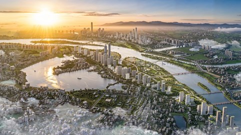 Hà Nội khởi công dự án đầu tư xây dựng Trục Đại lộ Cảnh quan sông Hồng