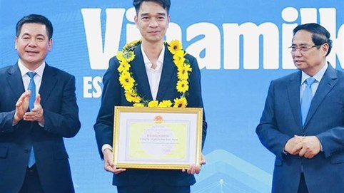 Vinamilk là doanh nghiệp ngành sữa duy nhất nhận bằng khen của Bộ Công Thương