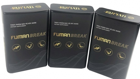 Thu hồi lô thực phẩm BVSK nam giới Fuman Break chứa chất cấm