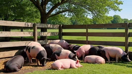 Giá heo hơi hôm nay 11/12: Miền Bắc phục hồi lại đỉnh 61.000 đồng/kg