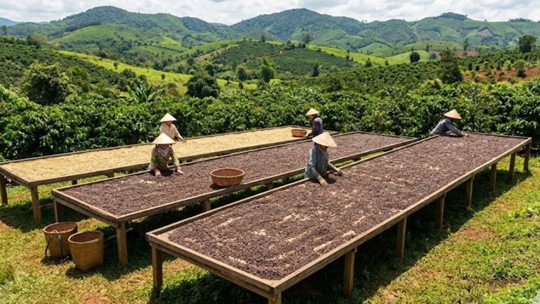 Giá cà phê hôm nay 2/2/2026 tiếp tục giữ trên 100.000 đồng/kg