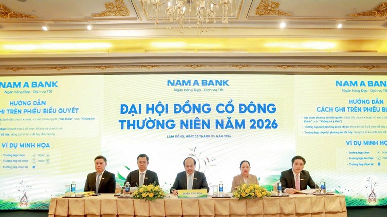 Nam A Bank tổ chức thành công ĐHĐCĐ 2026: Sẵn sàng cho kỷ nguyên tăng trưởng mới