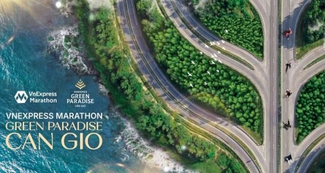 Hơn 5.000 vận động viên tham gia VnExpress Marathon Green Paradise Cần Giờ