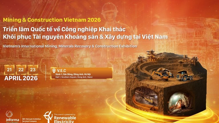Khai mạc Triển lãm Mining & Construction Vietnam 2026 tại VEC