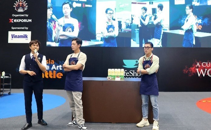 Vinamilk đồng hành cùng các Barista tại cuộc thi Quốc tế Asia Latte Art Battle