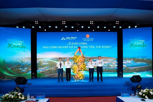Hòa Phát khởi công khu công nghiệp thứ ba tại Hưng Yên theo mô hình công nghiệp hỗ trợ