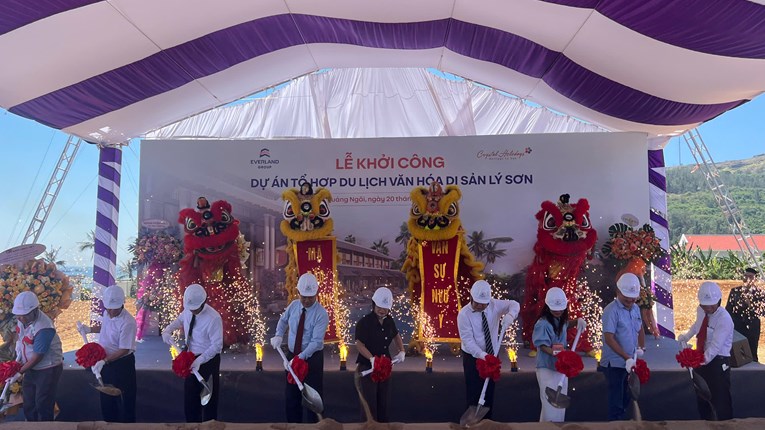 Tập đoàn Everland khởi công Dự án Tổ hợp du lịch văn hóa di sản Lý Sơn – Crystal Holidays Heritage Lý Sơn