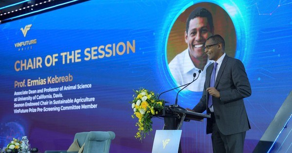 GS. Ermias Kebreab: Giải thưởng VinFuture tạo nên không gian đối thoại mở hiếm thấy