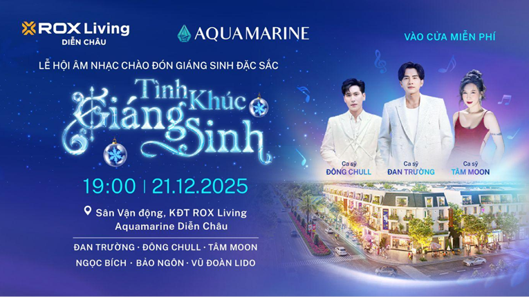 “Tình khúc Giáng Sinh” – lễ hội âm nhạc gắn kết cộng đồng tại Diễn Châu