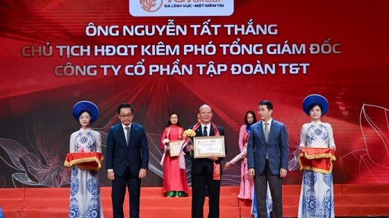 T&T Group được vinh danh tại Lễ tôn vinh doanh nhân, doanh nghiệp Thăng Long 2025
