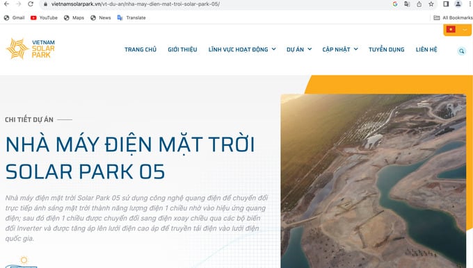 Dự &aacute;n Nh&agrave; m&aacute;y điện mặt trời Solar Park 5 l&agrave; dự &aacute;n "4 kh&ocirc;ng" nhưng chủ đầu tư vẫn đem đi để ph&aacute;t h&agrave;nh tr&aacute;i phiếu tr&oacute;t lọt