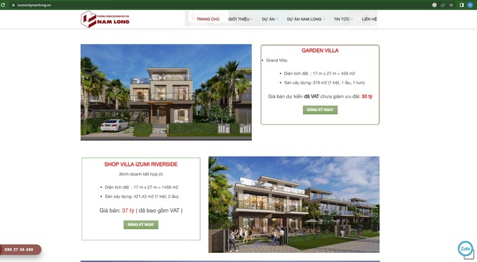 Những dự &aacute;n d&ugrave; đ&atilde; cầm cố ng&acirc;n h&agrave;ng nhưng vẫn rao b&aacute;n tr&ecirc;n thị trường của Nam Long.