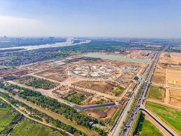 Diện mạo Trung t&acirc;m Hội chợ Triển l&atilde;m Quốc gia đang r&otilde; n&eacute;t hơn từng ng&agrave;y &nbsp;