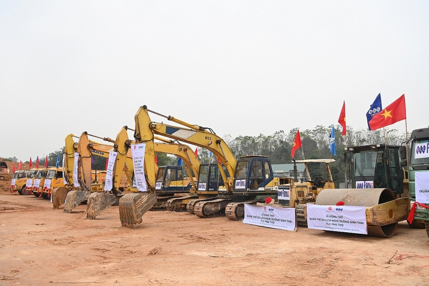 Lễ động thổ Quần thể du lịch nghỉ dưỡng sinh th&aacute;i 5 sao FLC Ph&uacute; Thọ &nbsp;