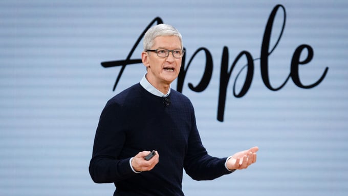 CEO Apple Tim Cook đ&atilde; nhận tổng th&ugrave; lao 74,3 triệu USD trong năm 2025.