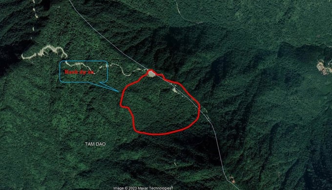 Sơ đồ vị tr&iacute; thực hiện dự &aacute;n. (Nguồn: B&aacute;o c&aacute;o ĐTM dự &aacute;n khu du lịch sinh th&aacute;i, nghỉ dưỡng giải tr&iacute; số 13, Vườn quốc gia Tam Đảo).