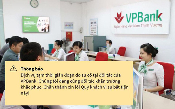Nhiều ngân hàng thương mại gặp sự cố toàn hệ thống, người dùng hoang mang - Ảnh 1