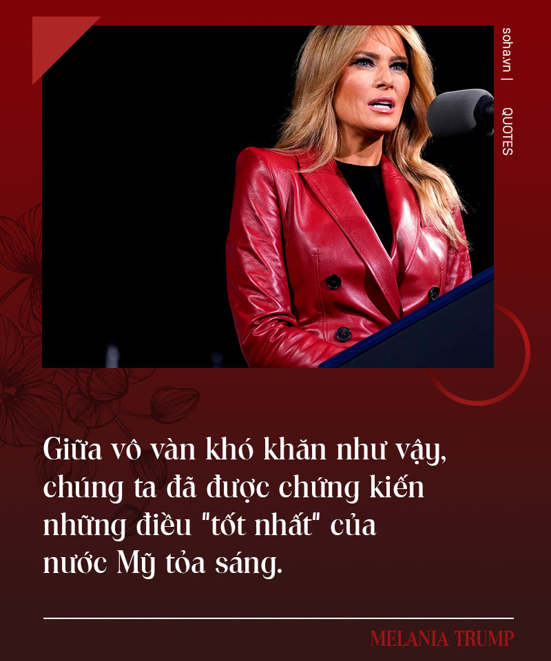 To&#224;n văn th&#244;ng điệp chia tay x&#250;c động của Đệ nhất Phu nh&#226;n Melania: &quot;Bạo lực kh&#244;ng bao giờ l&#224; giải ph&#225;p&quot; - Ảnh 2