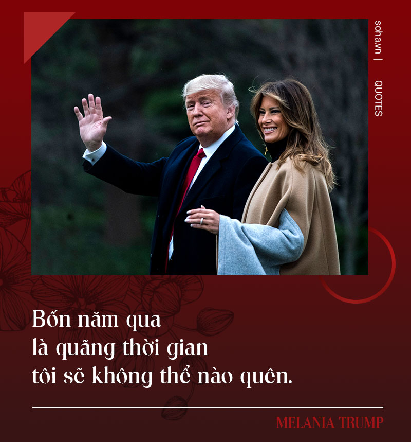 To&#224;n văn th&#244;ng điệp chia tay x&#250;c động của Đệ nhất Phu nh&#226;n Melania: &quot;Bạo lực kh&#244;ng bao giờ l&#224; giải ph&#225;p&quot; - Ảnh 1