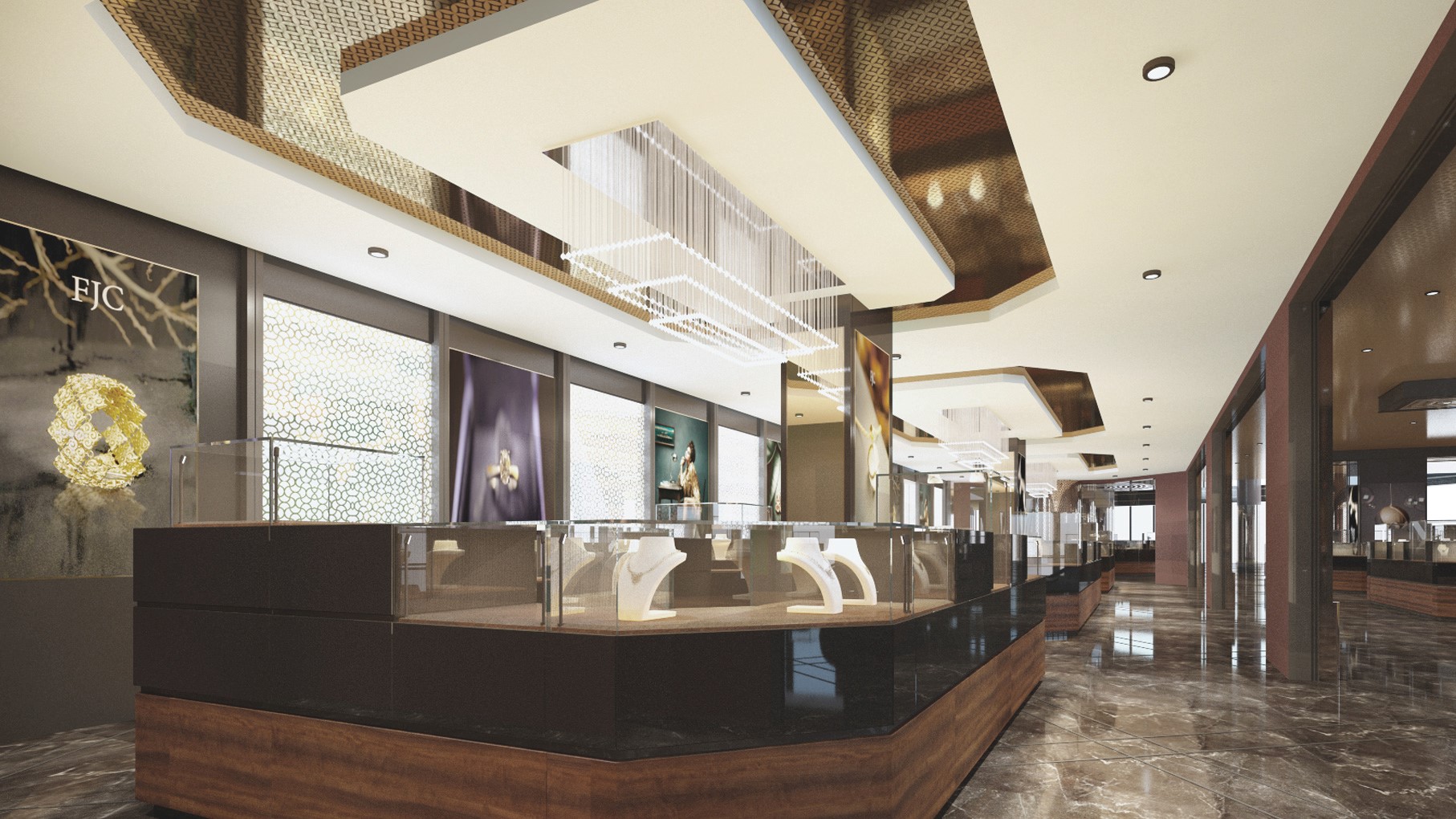 Kh&ocirc;ng gian sang trọng, độc đ&aacute;o của showroom FJC tại Bamboo Airways Tower - Ảnh: FJC &nbsp;