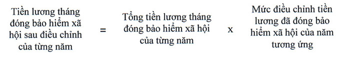 Mức điều chỉnh tiền lương và thu nhập tháng đóng bảo hiểm xã hội - Ảnh 1