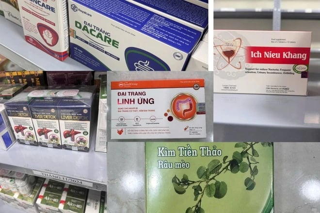 C&aacute;c sản phẩm giả chủ yếu l&agrave; sản phẩm bổ sung collagen, vitamin, thuốc bổ xương khớp, ti&ecirc;u h&oacute;a&hellip;