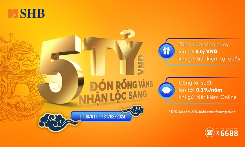 SHB d&#224;nh h&#224;ng ngh&#236;n tỷ đồng ưu đ&#227;i kh&#225;ch h&#224;ng c&#225; nh&#226;n dịp Tết Gi&#225;p Th&#236;n 2024 - Ảnh 2