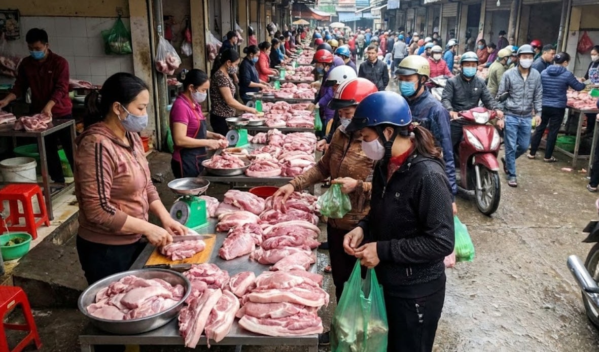 Giá heo hơi hôm nay 27/1: Miền Bắc tiếp tục giữ mặt bằng cao - Ảnh 1