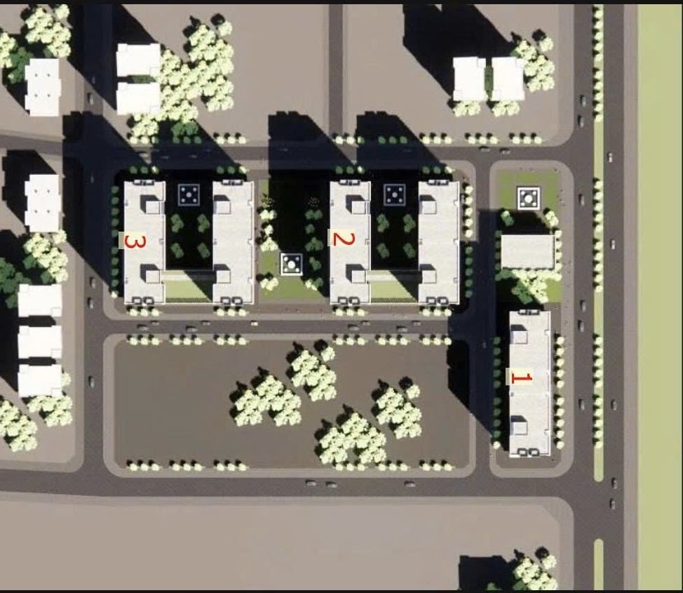 Phối cảnh dự &aacute;n nh&agrave; ở x&atilde; hội tại Khu thiết chế C&ocirc;ng đo&agrave;n Quảng Ng&atilde;i.