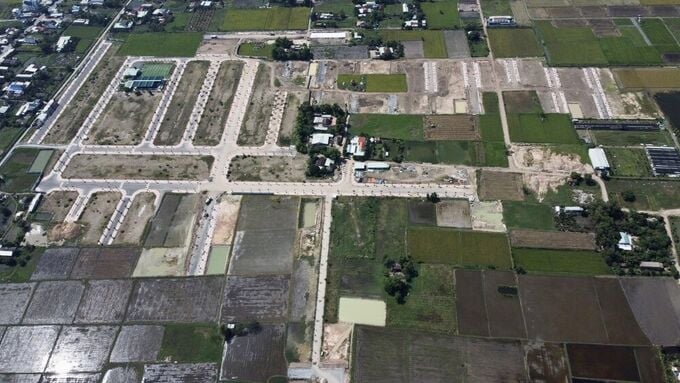 Tiến độ dự &aacute;n An Huy Mỹ Việt kh&aacute; chậm. Ảnh: Tấn Hiệp